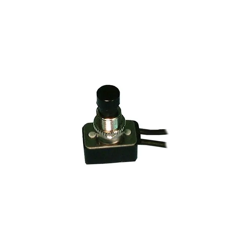 Philmore 30-354 Utility AC DC Push Button Switch SPST 8A ON-OFF Black NECON