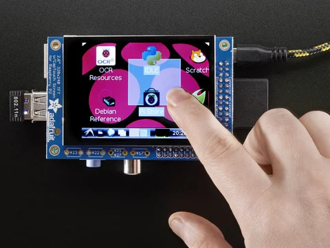 PiTFT 2.8" TFT 320x240 + Capacitive Touchscreen for Raspberry Pi
