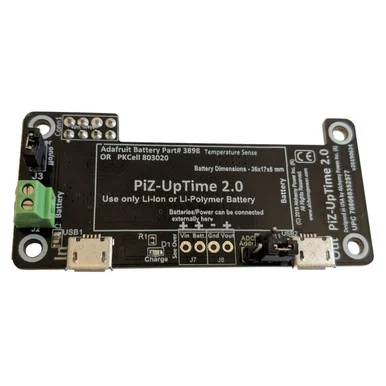 PiZ-UpTime 2.0 UPS Board for Raspberry Pi Zero/W