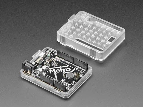 Plastic Translucent Enclosure for Metro or Arduino - LEGO Compatible
