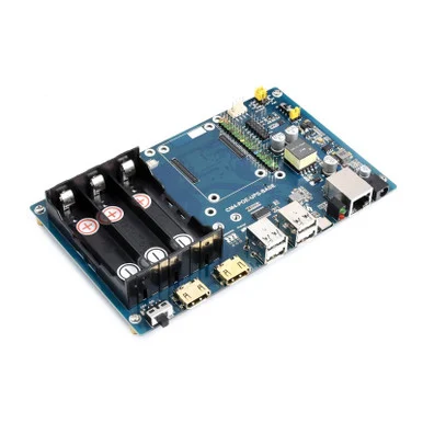 PoE UPS Mini-Computer Designed for Raspberry Pi CM4, Gigabit Ethernet, Dual HDMI, Quad USB2.0