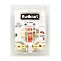 Polo Combo Pack Knob & Deadbolt, Keyed Entry, Polished Brass