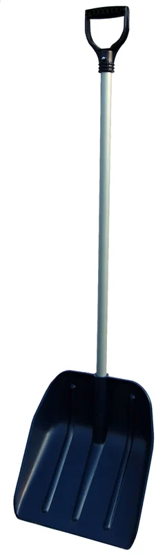 Poly Scoop Snow Shovel 14 in Blade 52 in Vinyl-Coated Steel Handle