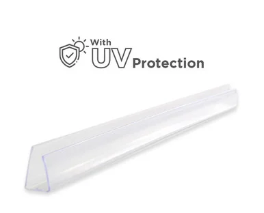 Polycarbonate TwinWall - J Trim Clear - 12'