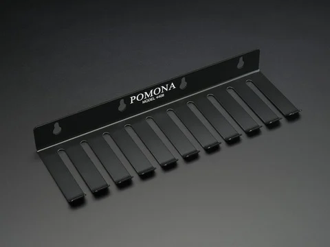 Pomona Test Lead Holder - For cables up to .32" / 0 AWG diameter - Black - POM-4408