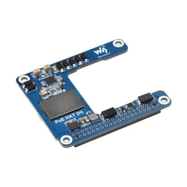 Power Over Ethernet HAT (H) For Raspberry Pi 5 & CM 5, 5V 5A Output, Supports 802.3af/at PoE (Isolated)