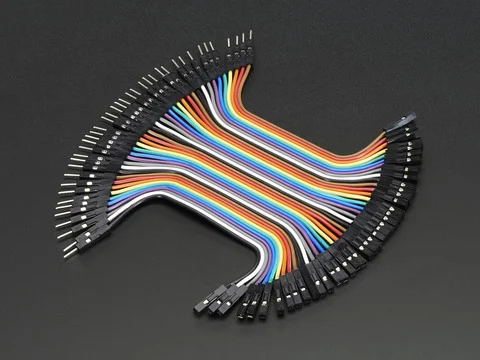Premium Female/Male 'Extension' Jumper Wires - 40 x 3" (75mm)
