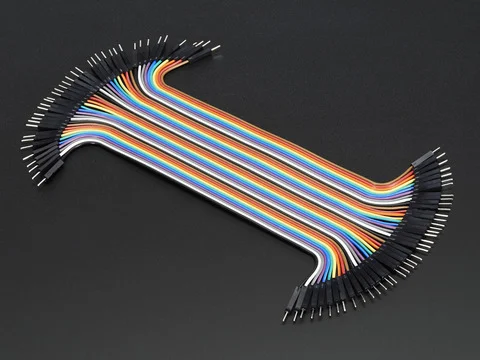 Premium Male/Male Jumper Wires - 40 x 6" (150mm)
