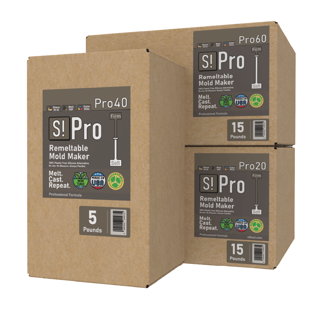 Pro Series | High Detail Silicone Free Mold Maker | Remeltable & Biodegradable
