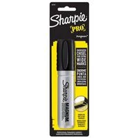 Pro XL Permanent Marker, Extra-Wide Chisel Tip, Black