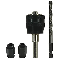 Quick-Change Arbor 3/8 in Hex with Pilot and 2 Nuts