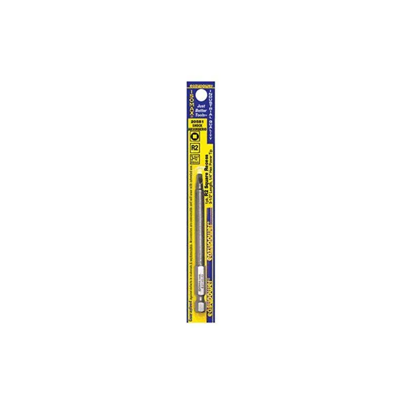 R2 Square 3-1/2 inch Driver Bit 1/4inch Hex