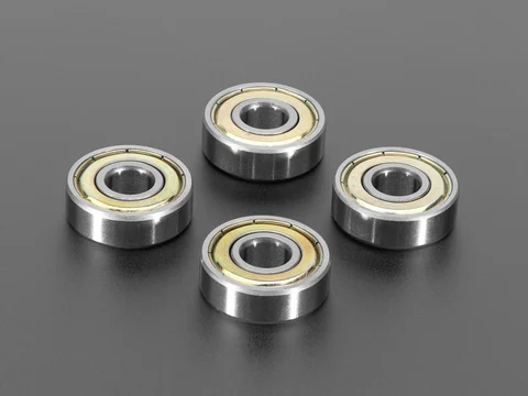 Radial Ball Bearing 608ZZ - Set of 4