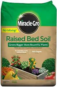 Raised Bed Soil, 100% Organic Formula, No Mixing Required