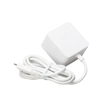 Raspberry Pi 12.5W Micro USB Power Supply, US, White