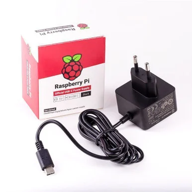 Raspberry Pi 15W USB-C Power Supply, EU, Black