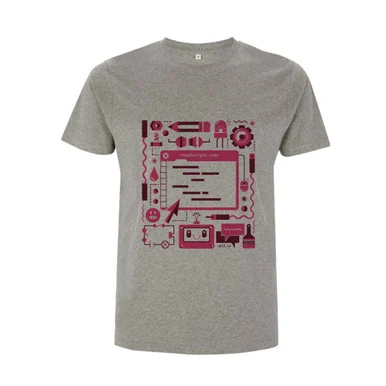 Raspberry Pi Colour Code T-shirt, Large