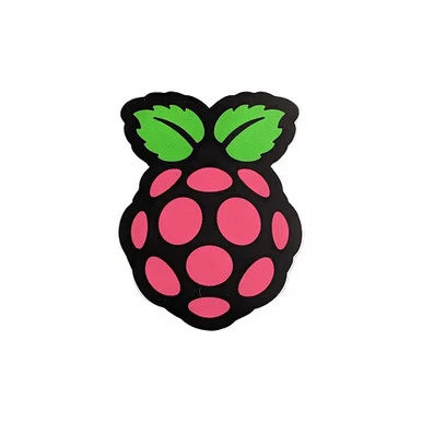 Raspberry Pi Logo Sticker Pack - 4 Pieces