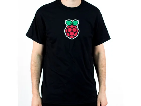 Raspberry Pi Logo T-Shirt - Mens Medium