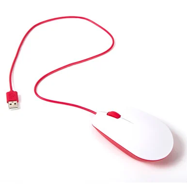 Raspberry Pi Official Mouse - Red/White
