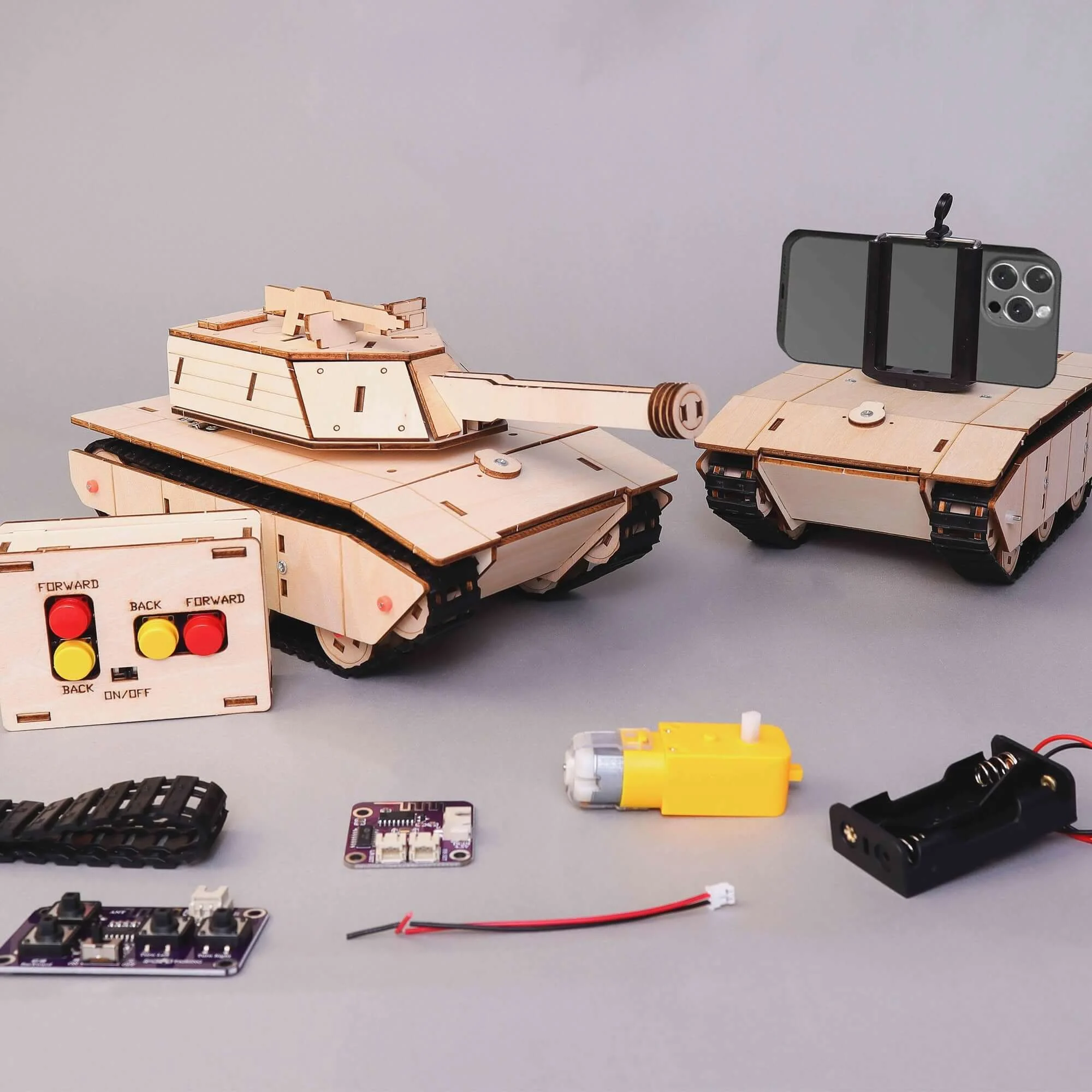 RC TankCam, Tank and Camera Mode, Educational STEM Kit