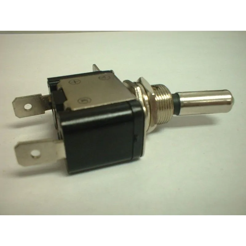 RED TOGGLE SWITCH LED Lighted on the tip, 25 AMPS/12 VDC SPST ON OFF