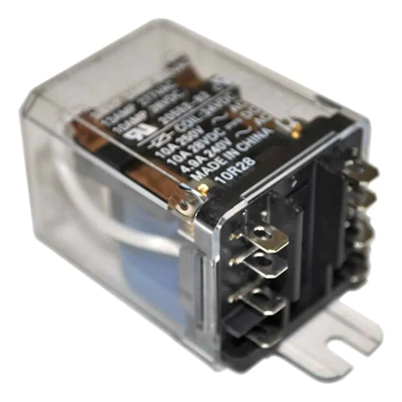 RELAY-24VDC 10AMP DPDT GEN.PURPOSE FLANGE MOUNT