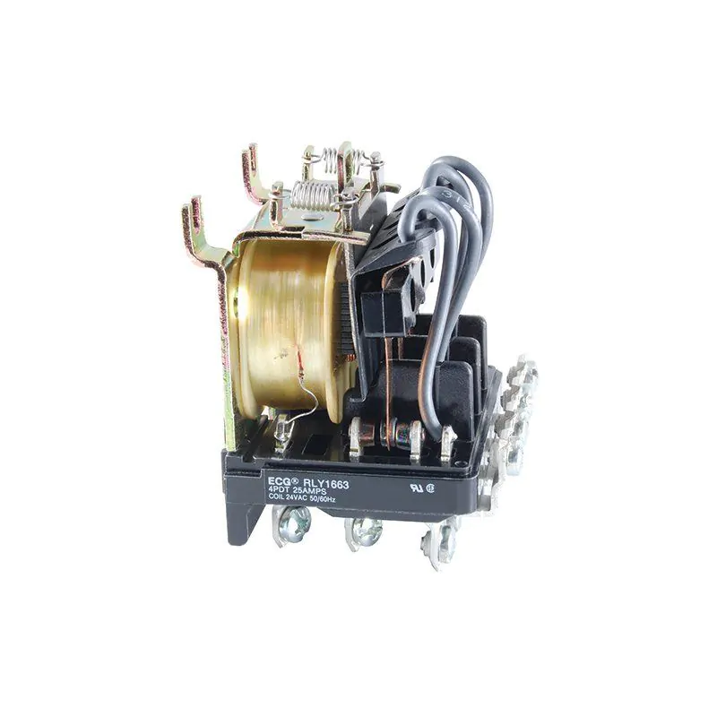 RELAY-25AMP 4PDT 24VAC