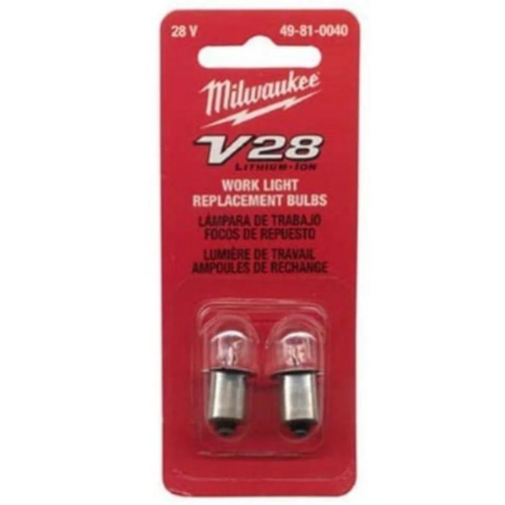 REPLACEMENT BULBS-MILWAUKEE 28V WORKLIGHT
