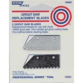 Replacement Grout Rake Saw Blades, Carbide Grit, 2-Pack