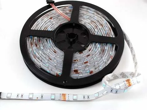 RGB LED weatherproof flexi-strip 30 LED/m - 1m