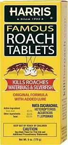 Roach Killer Tablets with Lure, 6 oz, 99% Boric Acid