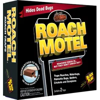 Roach Motel Glue Traps 2 Pack for Roaches and Crawling Insects