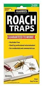 Roach Trap with Lure, Pesticide-Free, 2 Pack