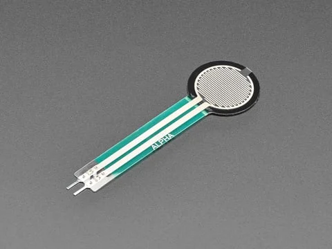 Round Force-Sensitive Resistor (FSR) -0.3 ~ 10 Newton Force - Alpha MF01A-N-221-A01
