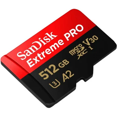 SandDisk Extreme ProMicroSDXC Card - 512GB - Class 10 - BLANK