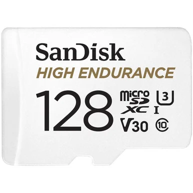 SanDisk High Endurance MicroSDXC Card - 128GB - Class 10 -BLANK