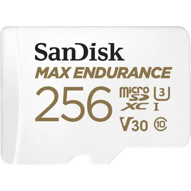SanDisk Max Endurance MicroSDXC Card - 256GB - Class 10 - BLANK