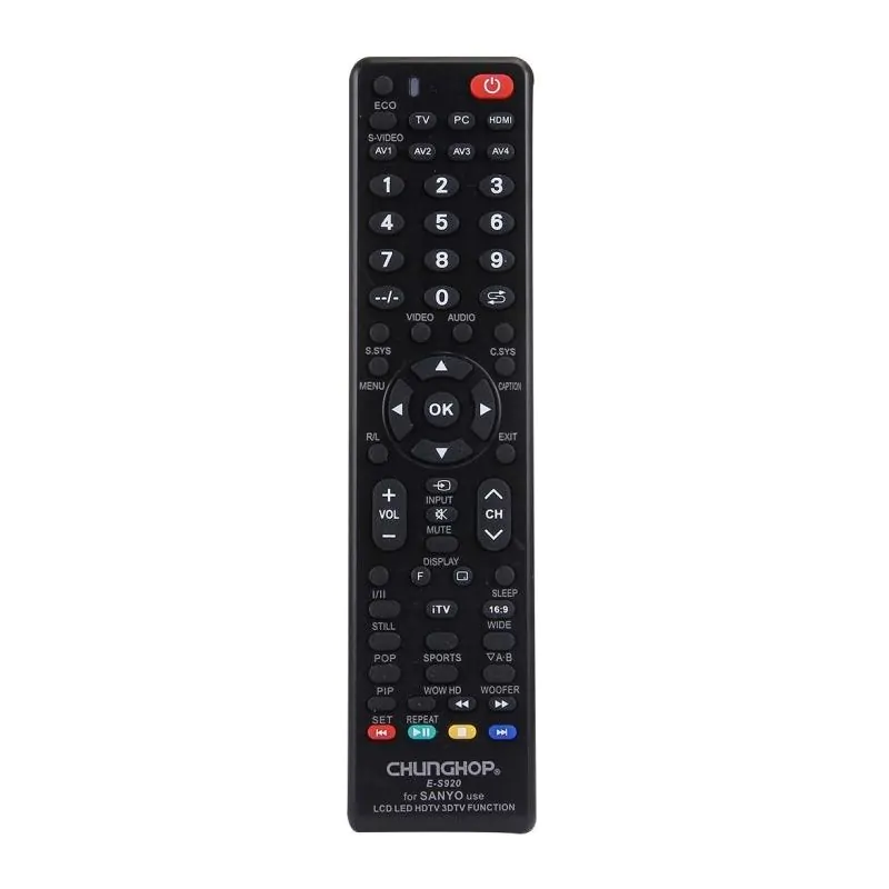 Sanyo Universal TV Remote Controller LED LCD HDTV 3DTV CHUNGHOP