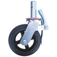Scaffolding Caster Wheel 8 in 750 lb Capacity for Locking Pin