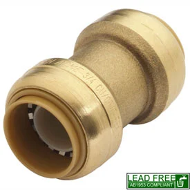 SharkBite Max 3/4 in. Lead-Free Brass Push-to-Connect Coupling