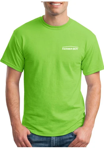 Short Sleeve T-Shirts- Lime