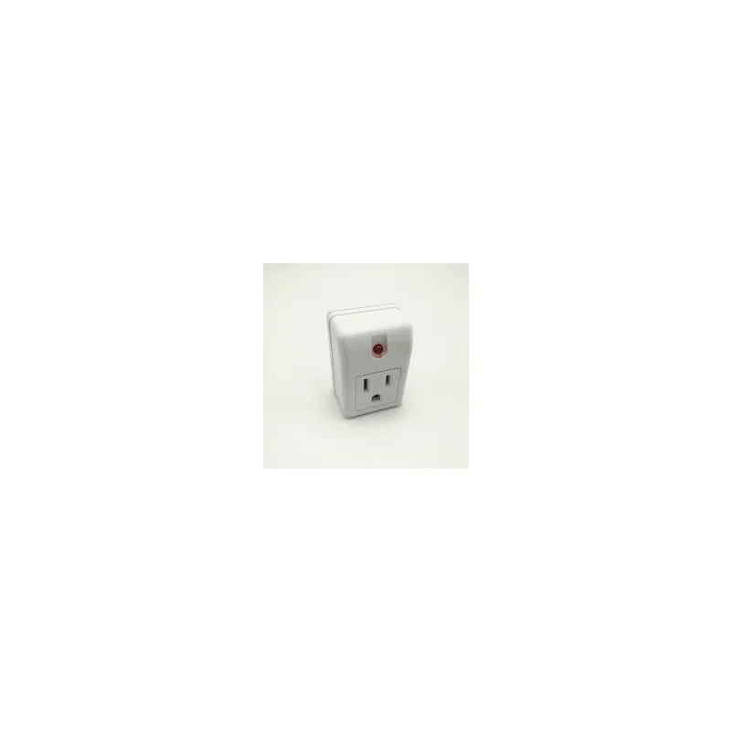 Single Outlet Surge Protector w/ LED Indicator. Voltage Spike Suppressor.