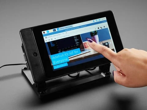 SmartiPi Touch 2 - Stand for Raspberry Pi 7" Touchscreen Display - Compatible with Pi 4 and Pi 5