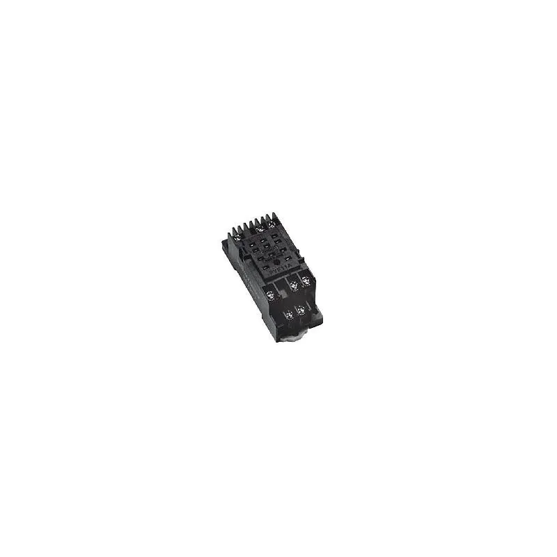 SOCKET 11-PIN DPDT R12 SERIES DIN RAIL