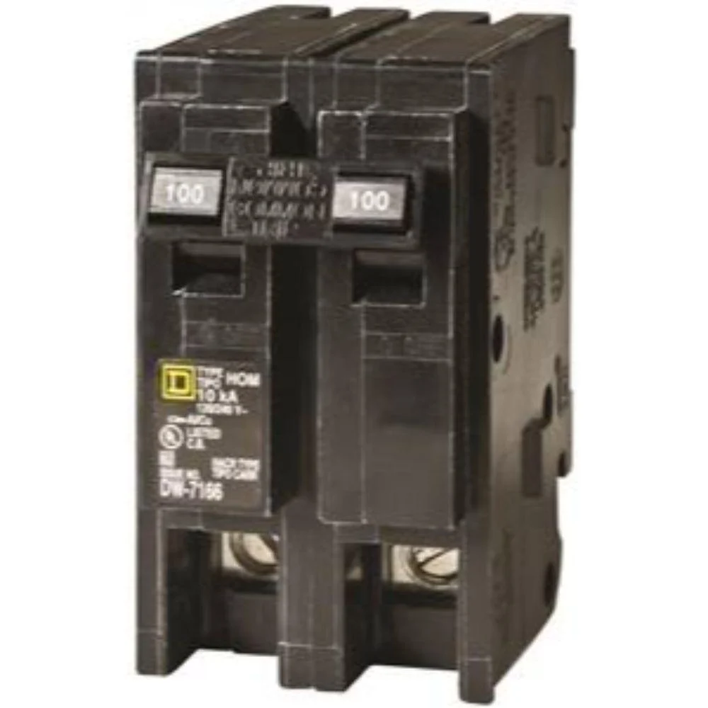 SQUARE D HOMELINE, 100 AMP, 2 POLE, MINIATURE CIRCUIT BREAKER
