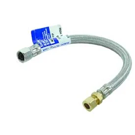 SS1DL-12F Supply Line, 3/8" Comp x 3/8" Comp, 12"
