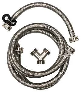 Steam Dryer Installation Kit with Y-Adapter and 6 ft Supply Line