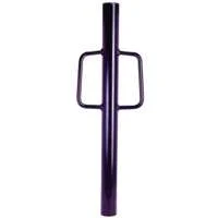 Steel T-Post Driver with Handle, Black