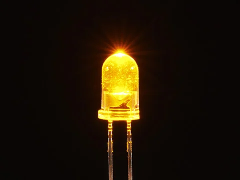 Super Bright Yellow 5mm LED (25 pack)